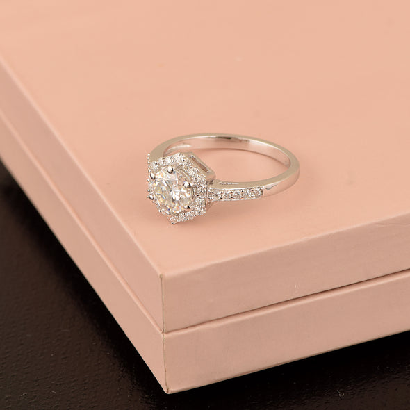 Moissanite Ring