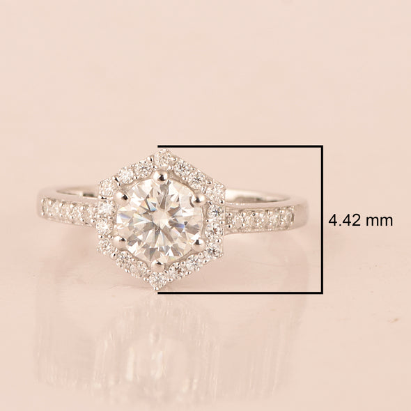 Moissanite Ring