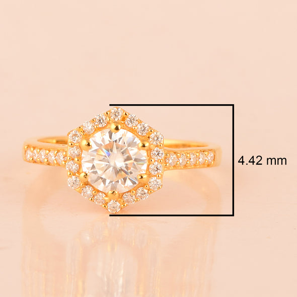 Moissanite Ring