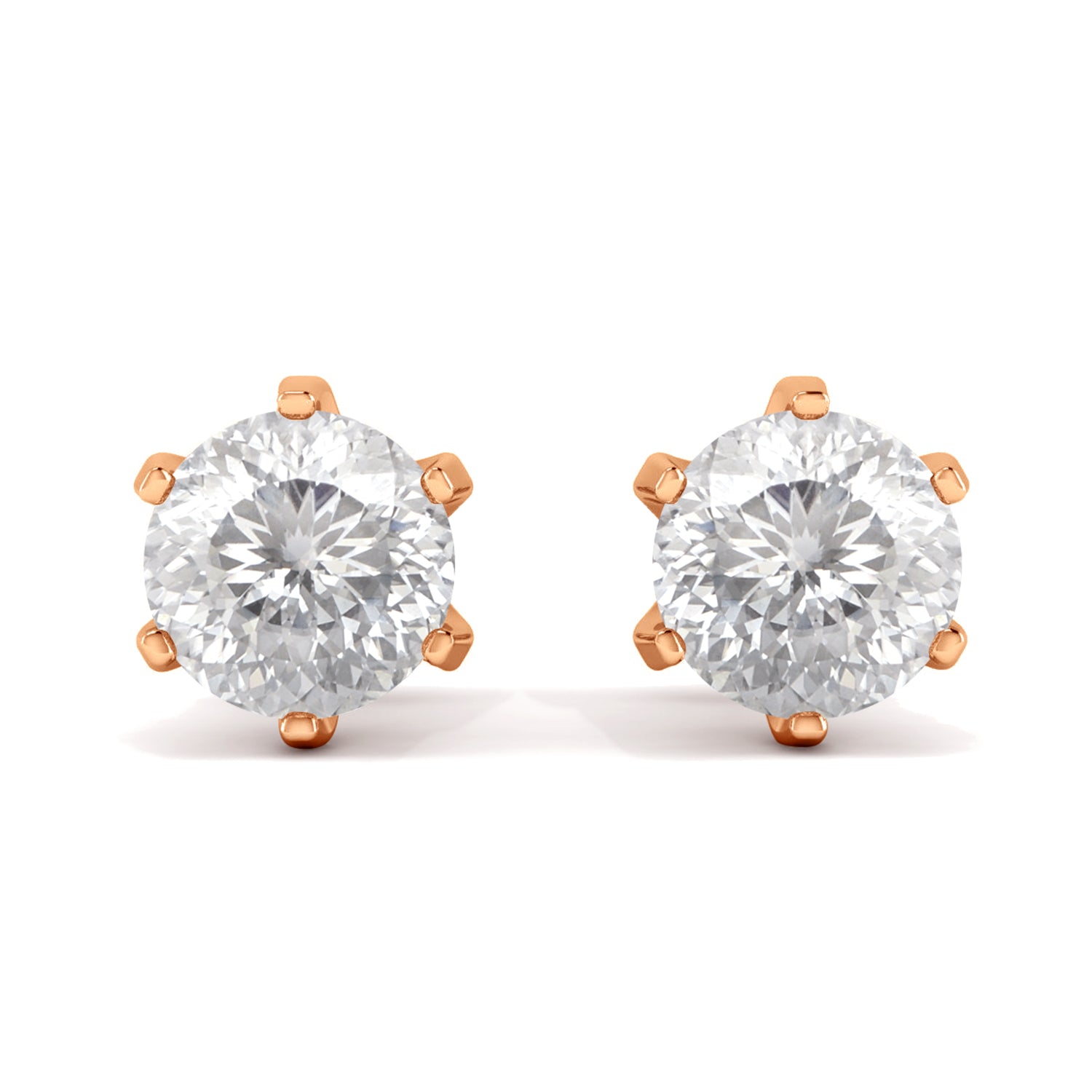 Moissanite a perno da 2,00 carati taglio portoghese con 161 sfaccettature