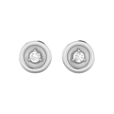 ODETTE HALO ORECCHINI DONNA IN ARGENTO 925 CON MOISSANITE - 2 X 1,0 CARATI, COLORE D, TAGLIO BRILLANTE, CON CERTIFICATO GRA E SCATOLA REGALO ECO