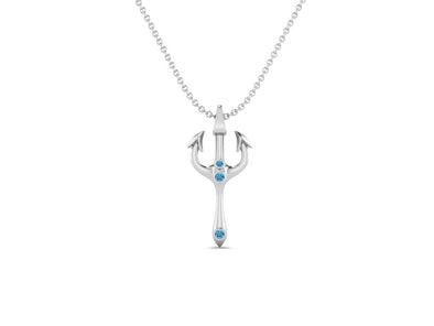 Swiss Blue Topaz Necklace