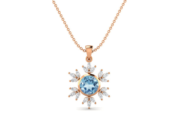 Blue Topaz Necklace