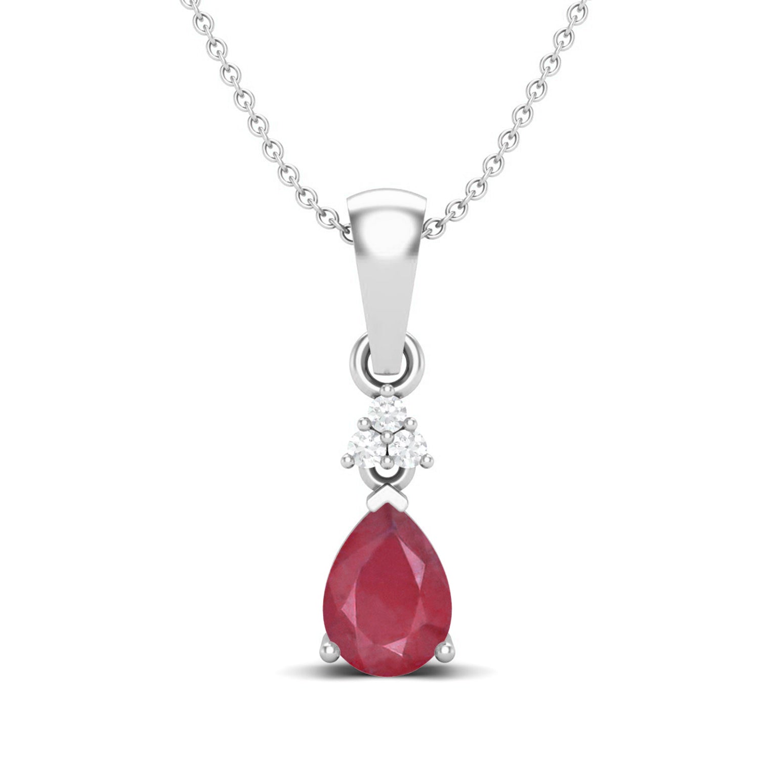 Collana con ciondolo a forma di testa di cervo realistica in oro giallo 9k con pietra preziosa di zaffiro blu da 0,75 ct e ciondolo a forma di animale.