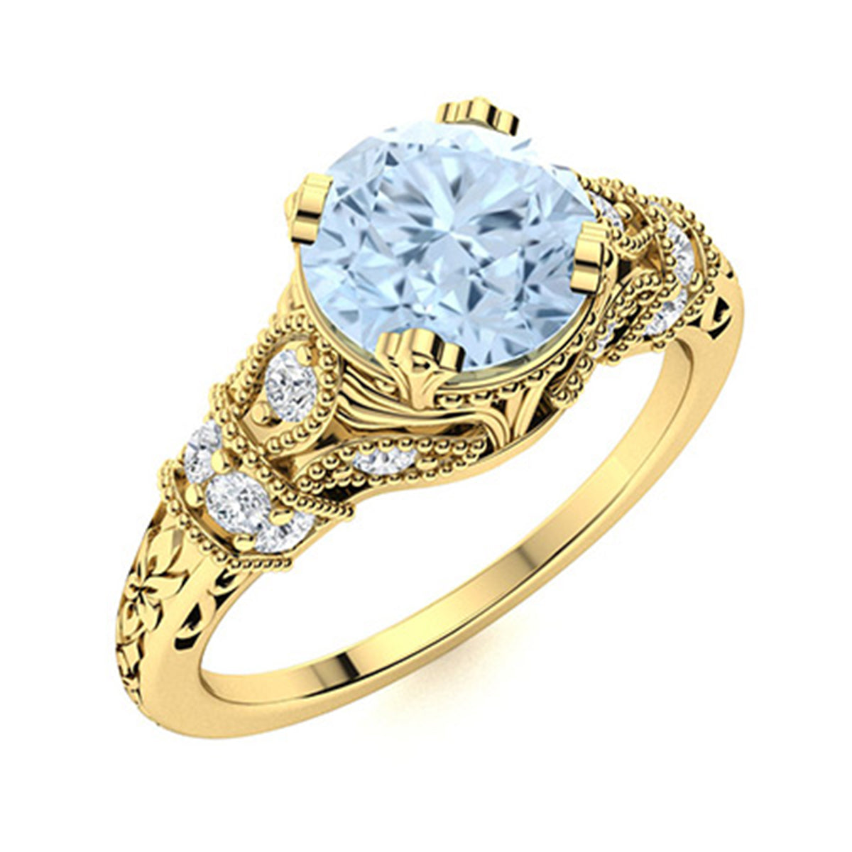 Aquamarine Ring