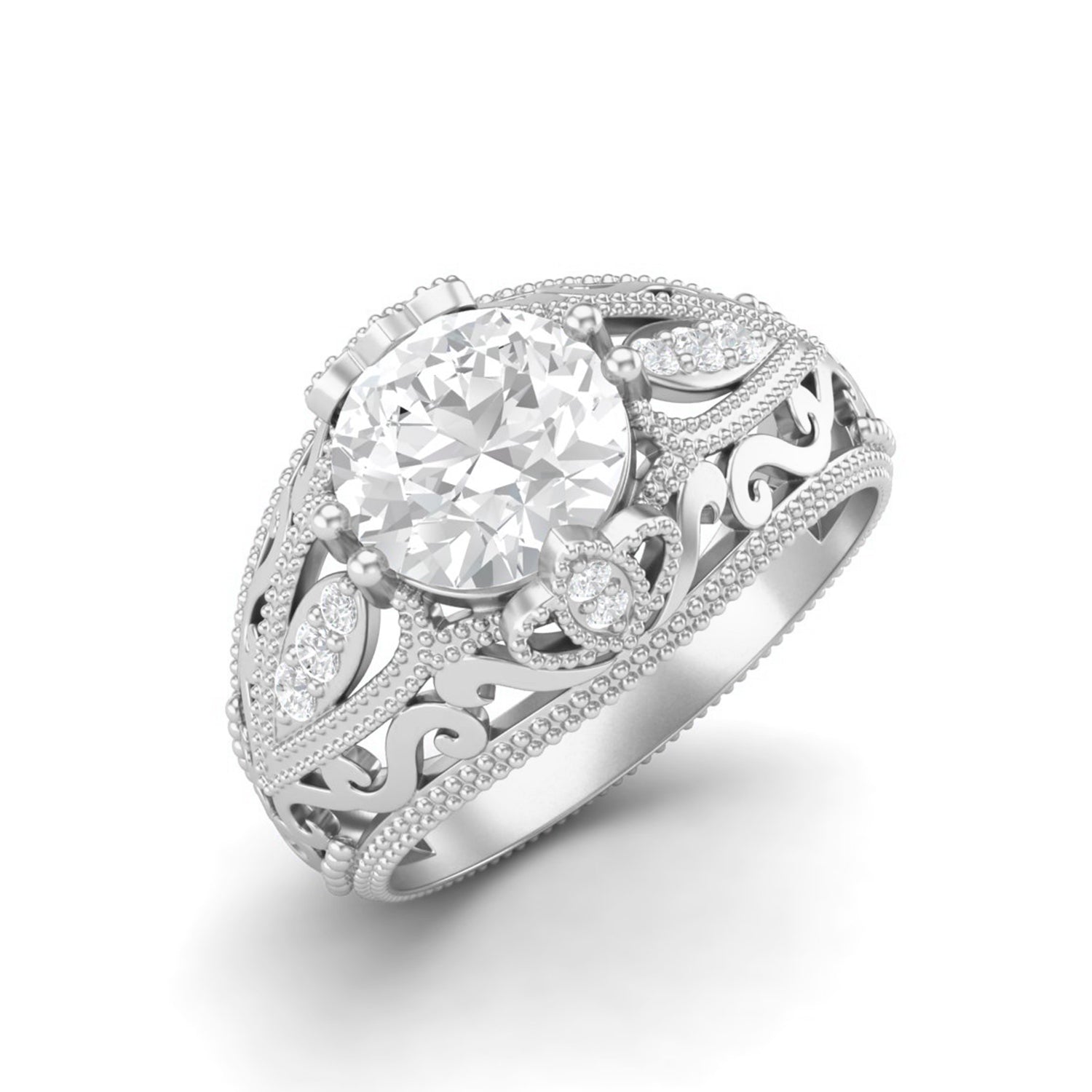 Moissanite Ring