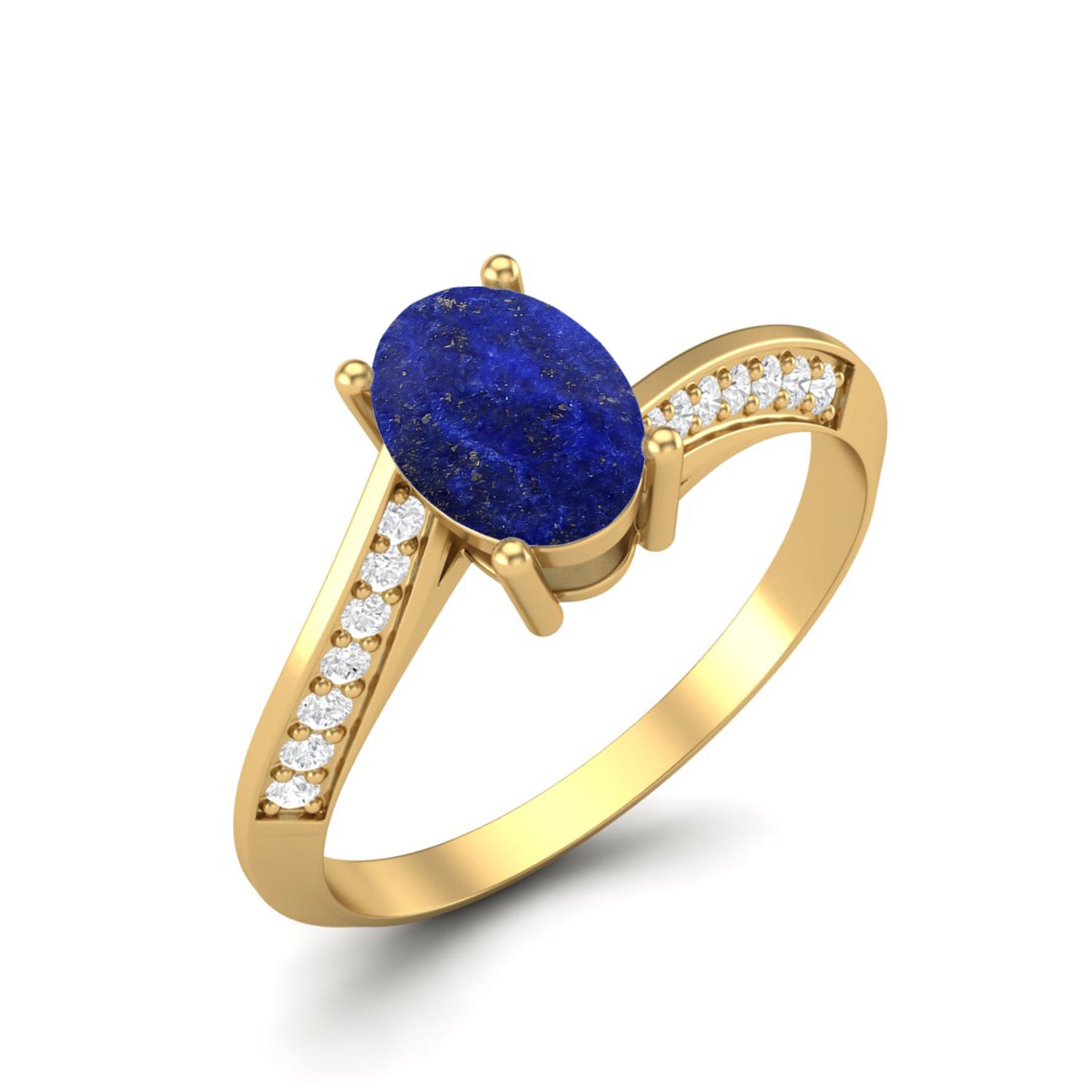 Anello nuziale in lapislazzuli da 1,56 carati, anello in argento sterling 925 per donna