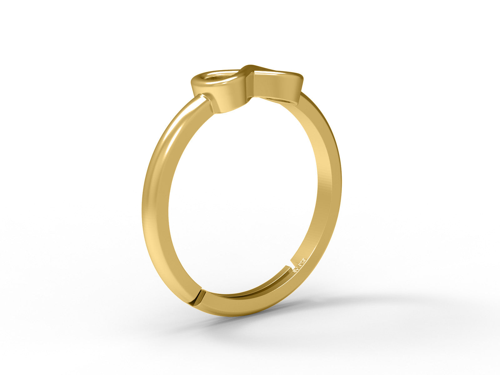 Infinity Symbol Ring Minimalist Promise Band - Sterling Silver