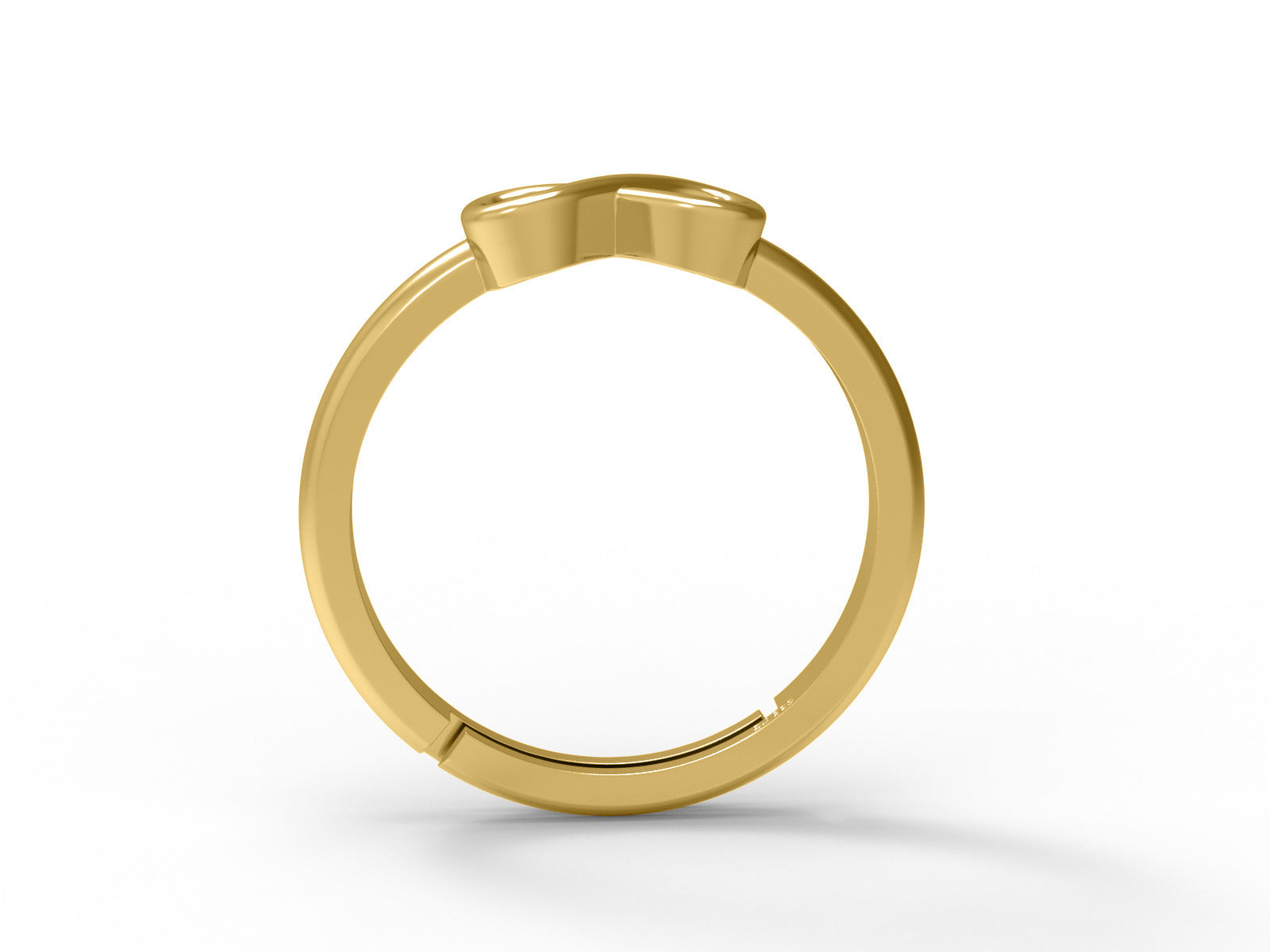 Infinity Symbol Ring Minimalist Promise Band - Sterling Silver