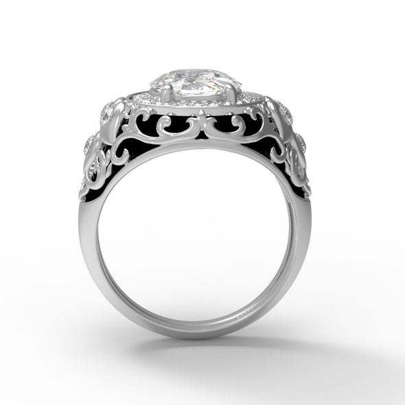 Moissanite Ring