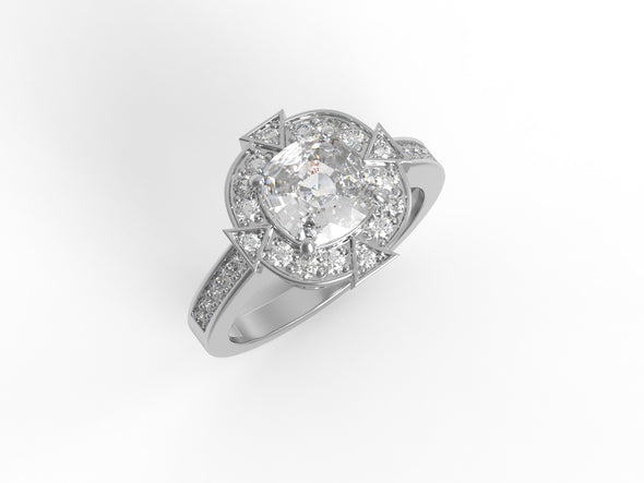 Moissanite Ring