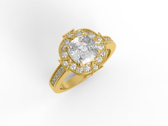 Moissanite Ring