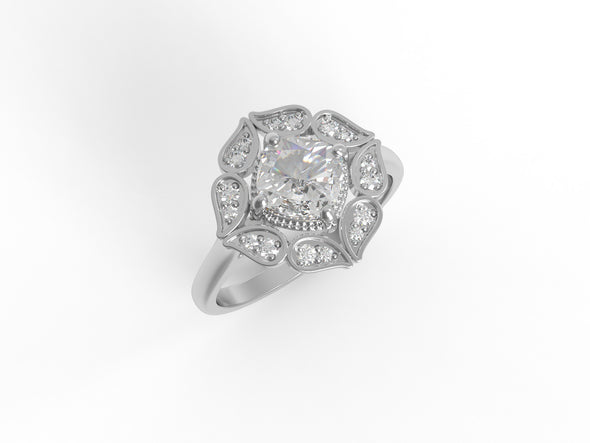 Moissanite Ring