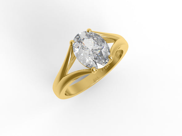 Moissanite Ring