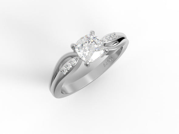 Moissanite Ring