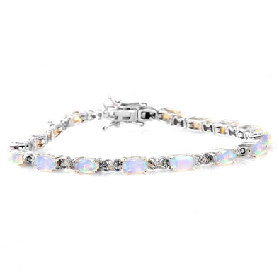 Opal, Diamond Bracelets