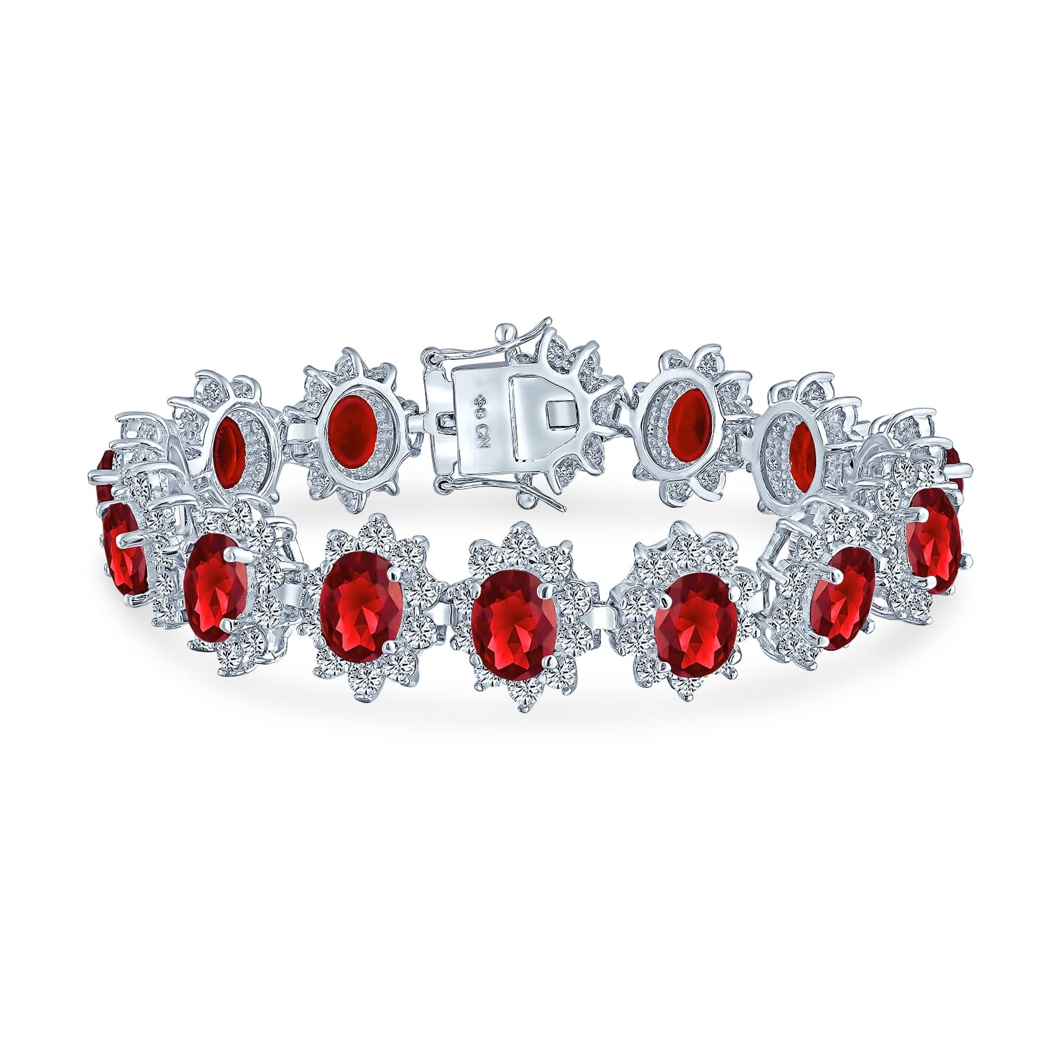 Buy Natural Ruby & Emerald Sapphire Mix Gem Bracelet, Tennis Bracelet, 925  Sterling Silver, Gemstone Bracelet, Wedding Bracelet, Christmas Gift Online  in India - Etsy