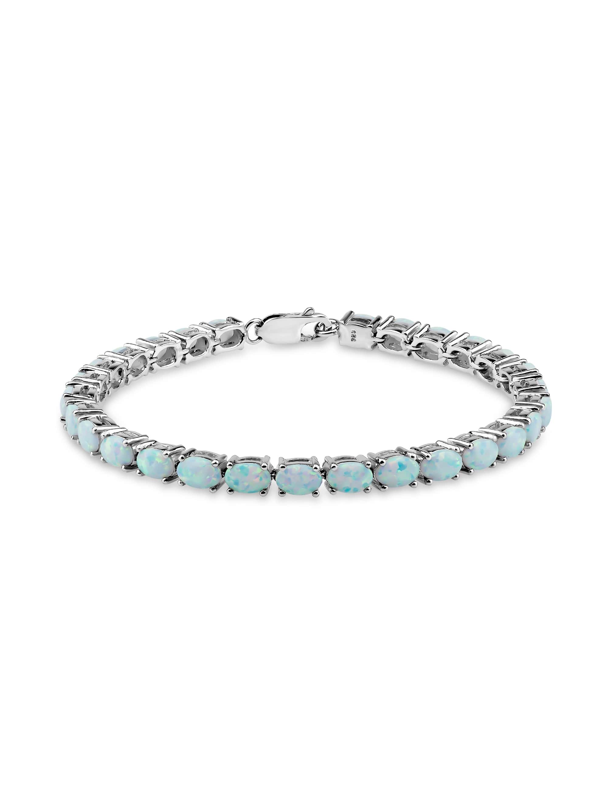 Sterling Silver S-Link Diamond Bracelet 1/4ctw | REEDS Jewelers