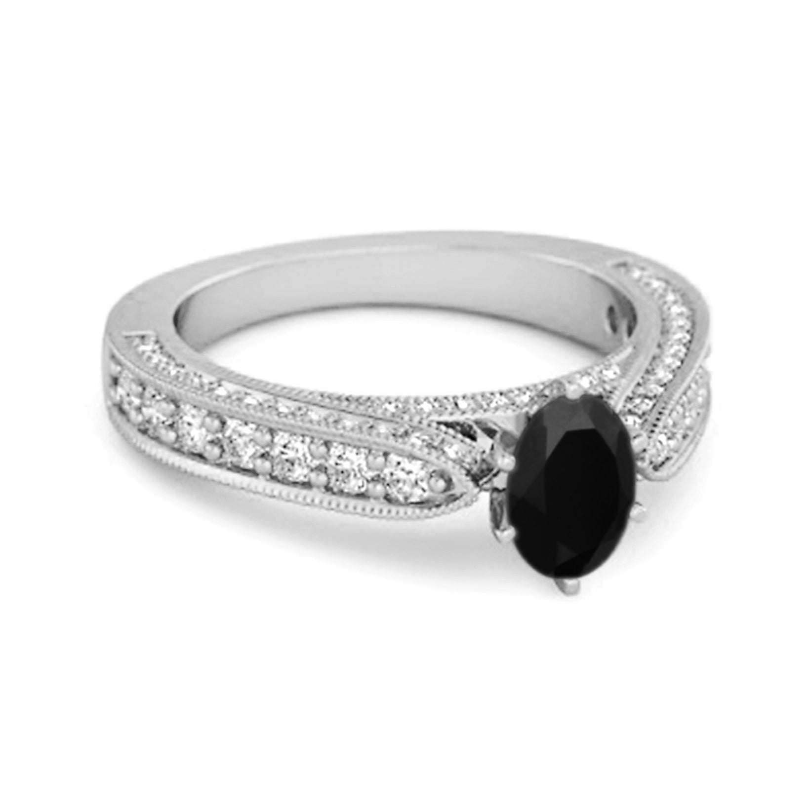 Black Spinel ring