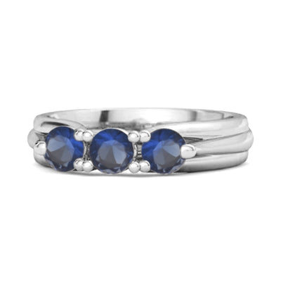 blue sapphire ring