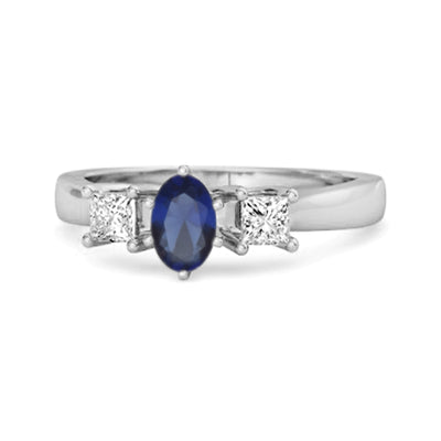 blue sapphire ring