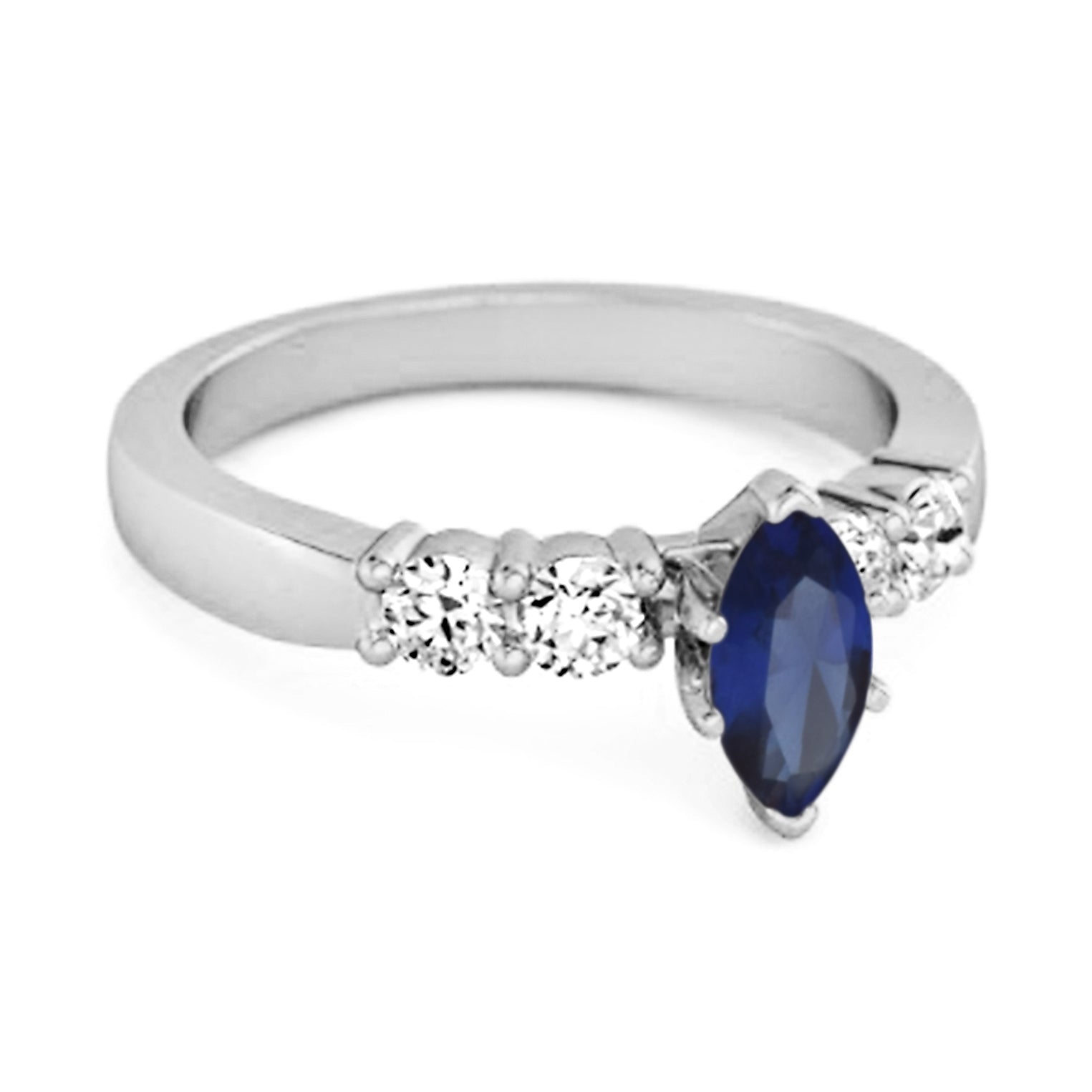 blue sapphire ring