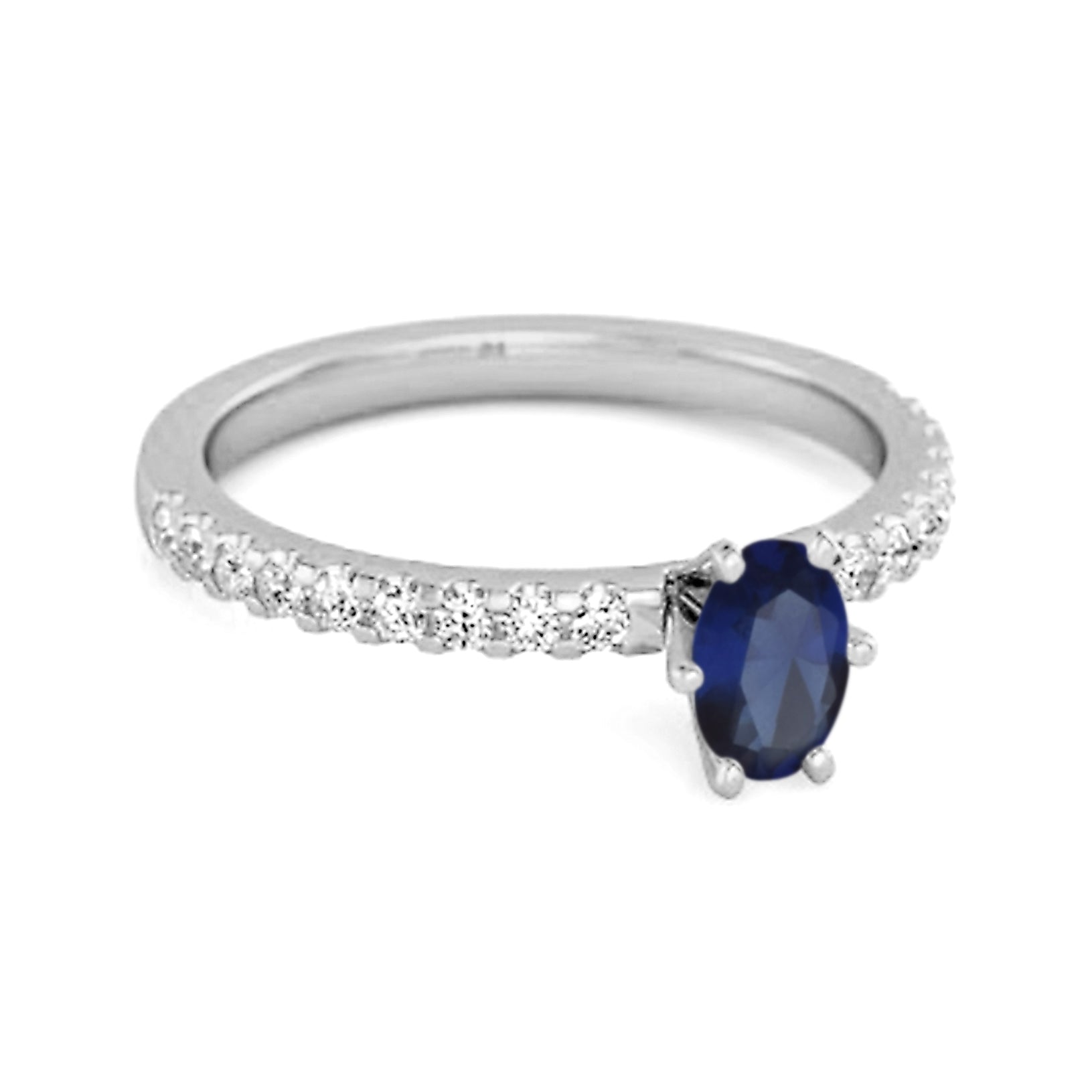 blue sapphire ring
