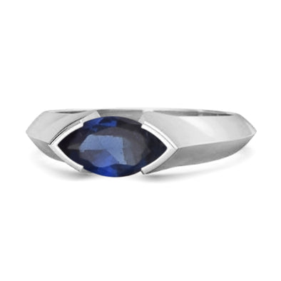 blue sapphire ring