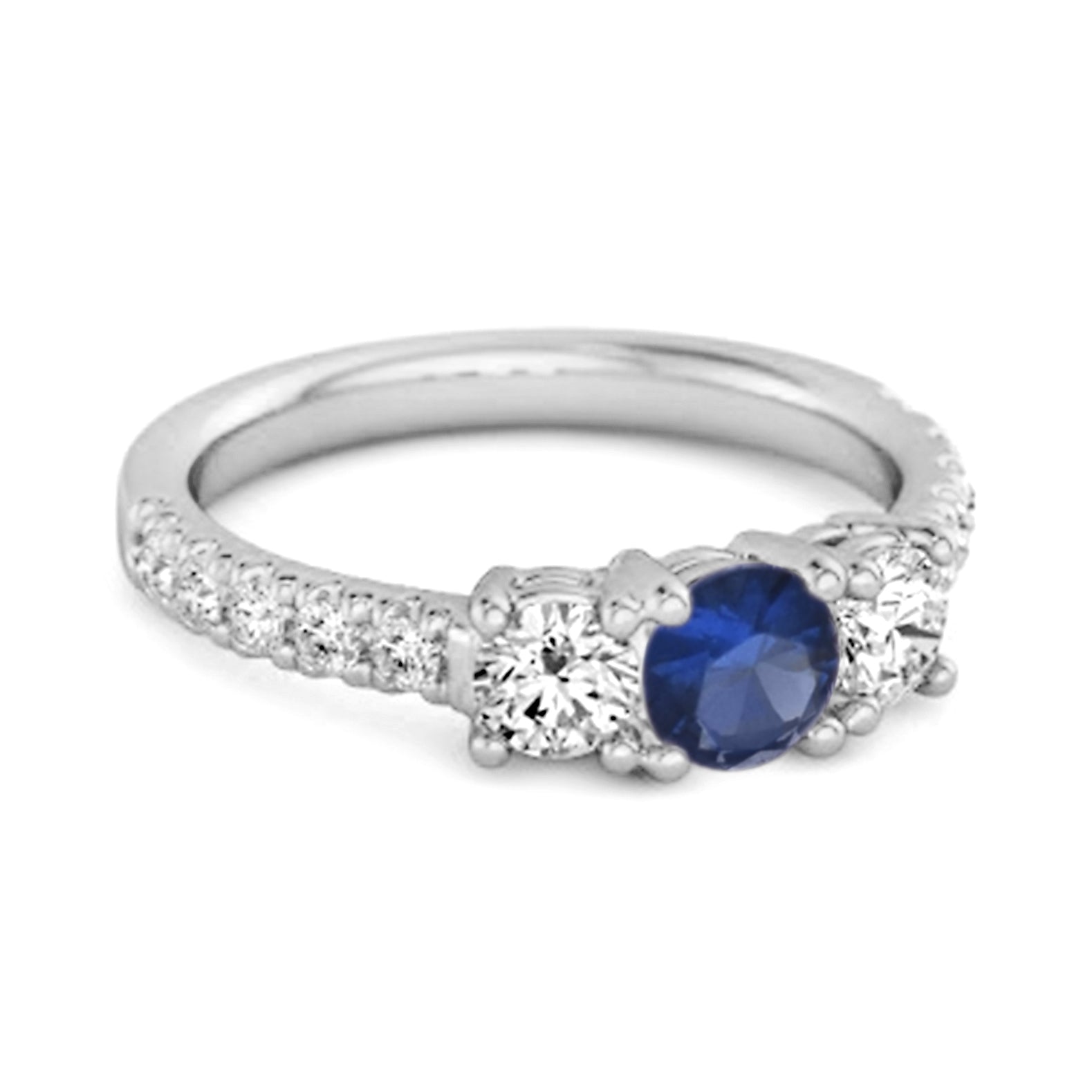 blue sapphire ring