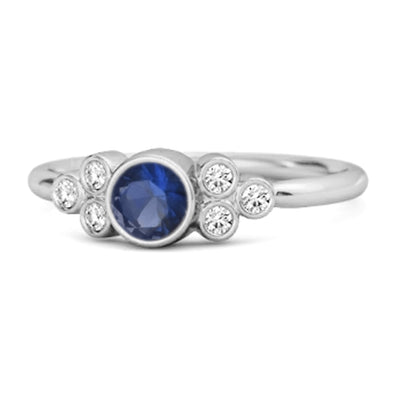 blue sapphire ring