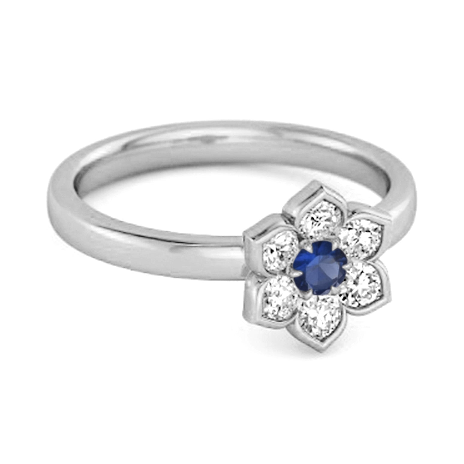 blue sapphire ring