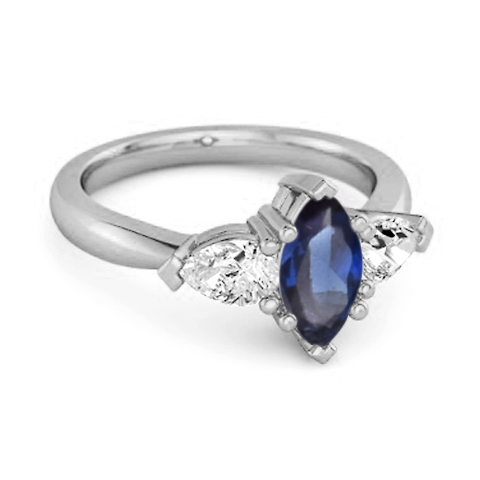blue sapphire ring