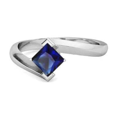 blue sapphire ring