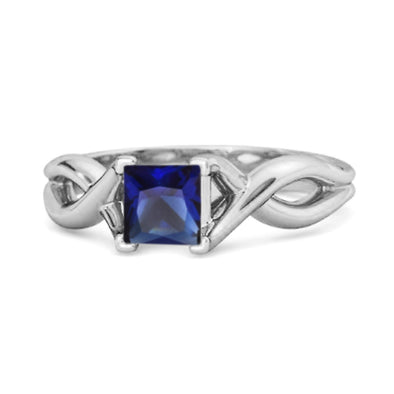 blue sapphire ring