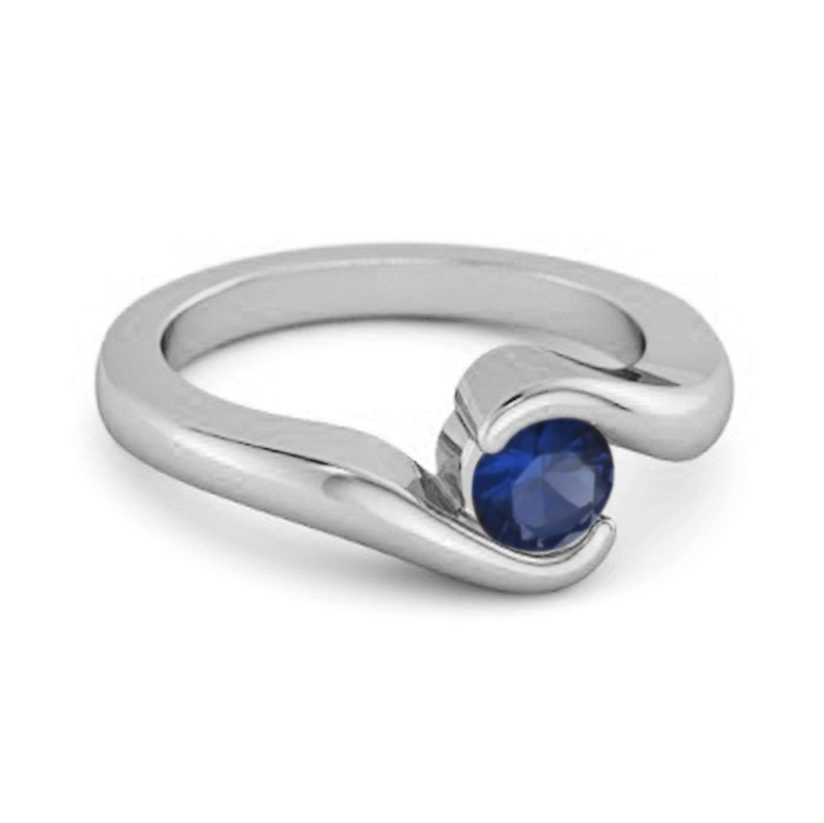 blue sapphire ring
