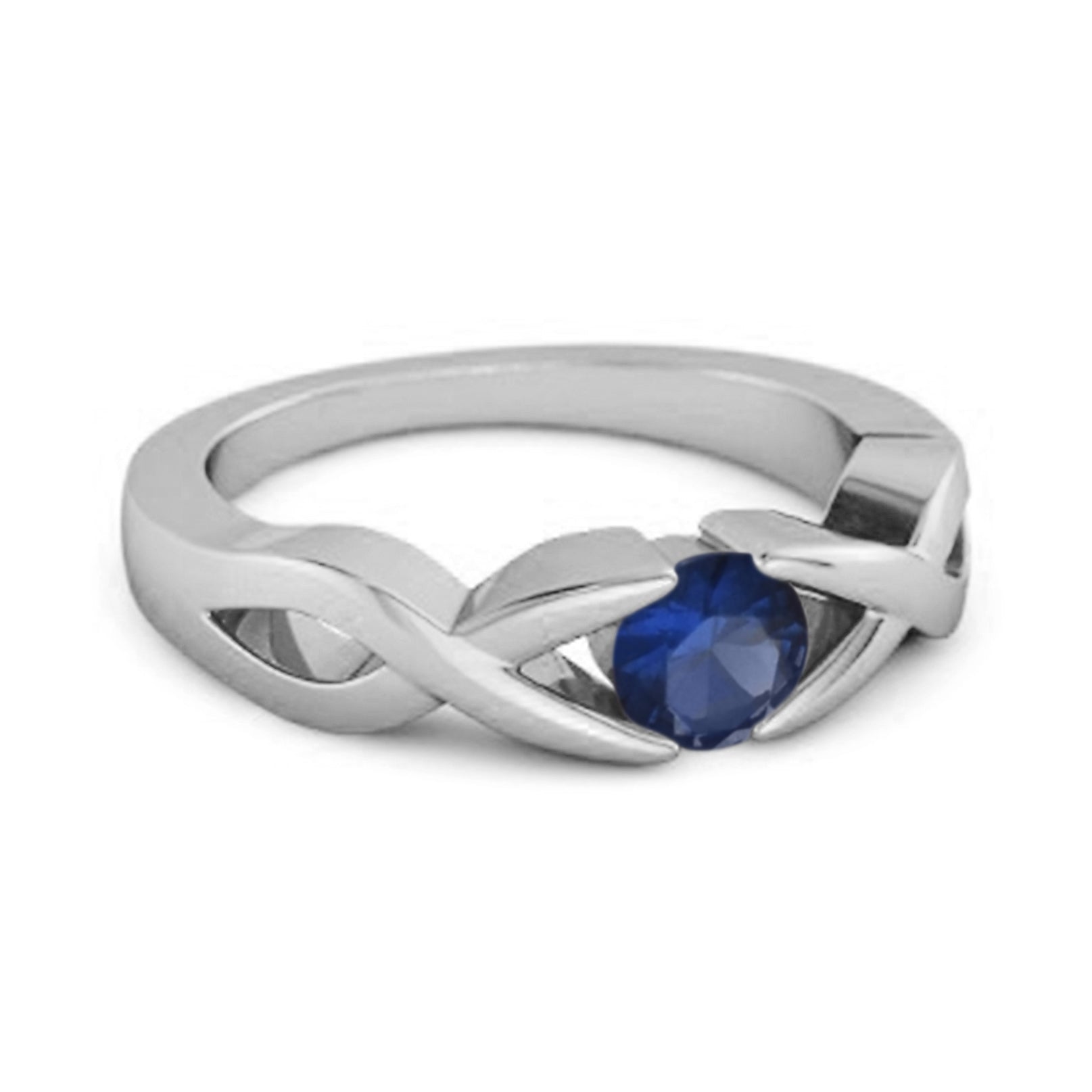 blue sapphire ring