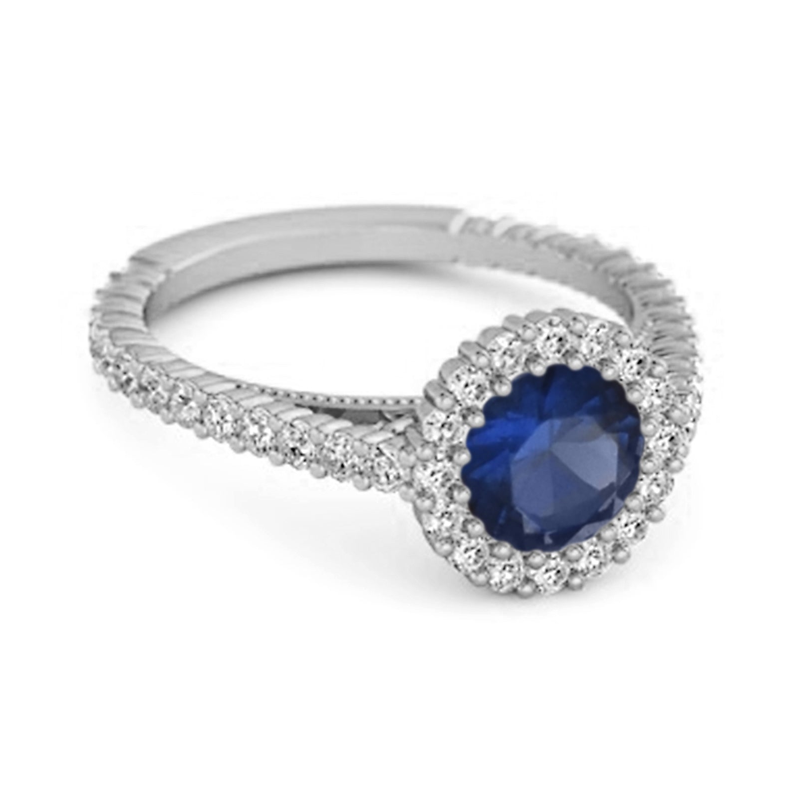 blue sapphire ring