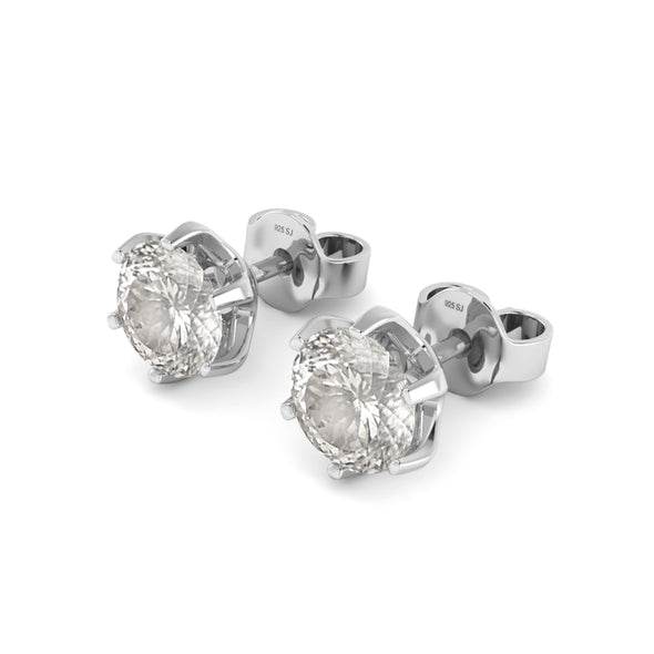 moissanite diamond earring