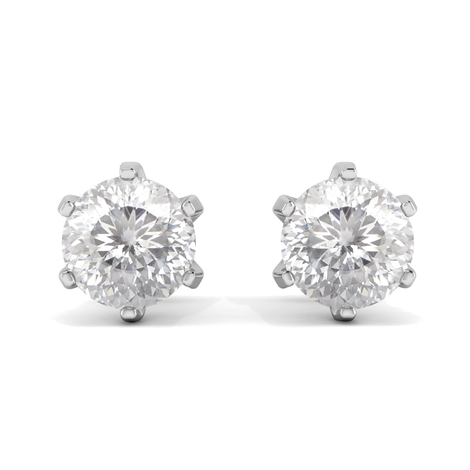 moissanite diamond earring