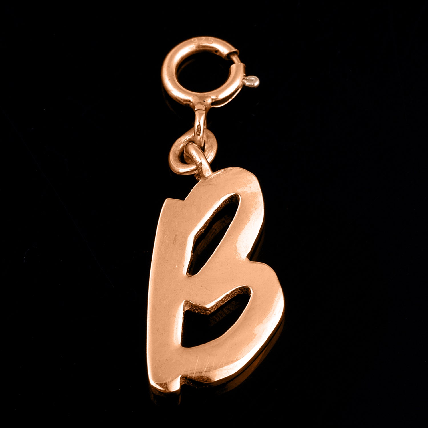 Personalized Letter Pendant - Rose Gold Vermeil