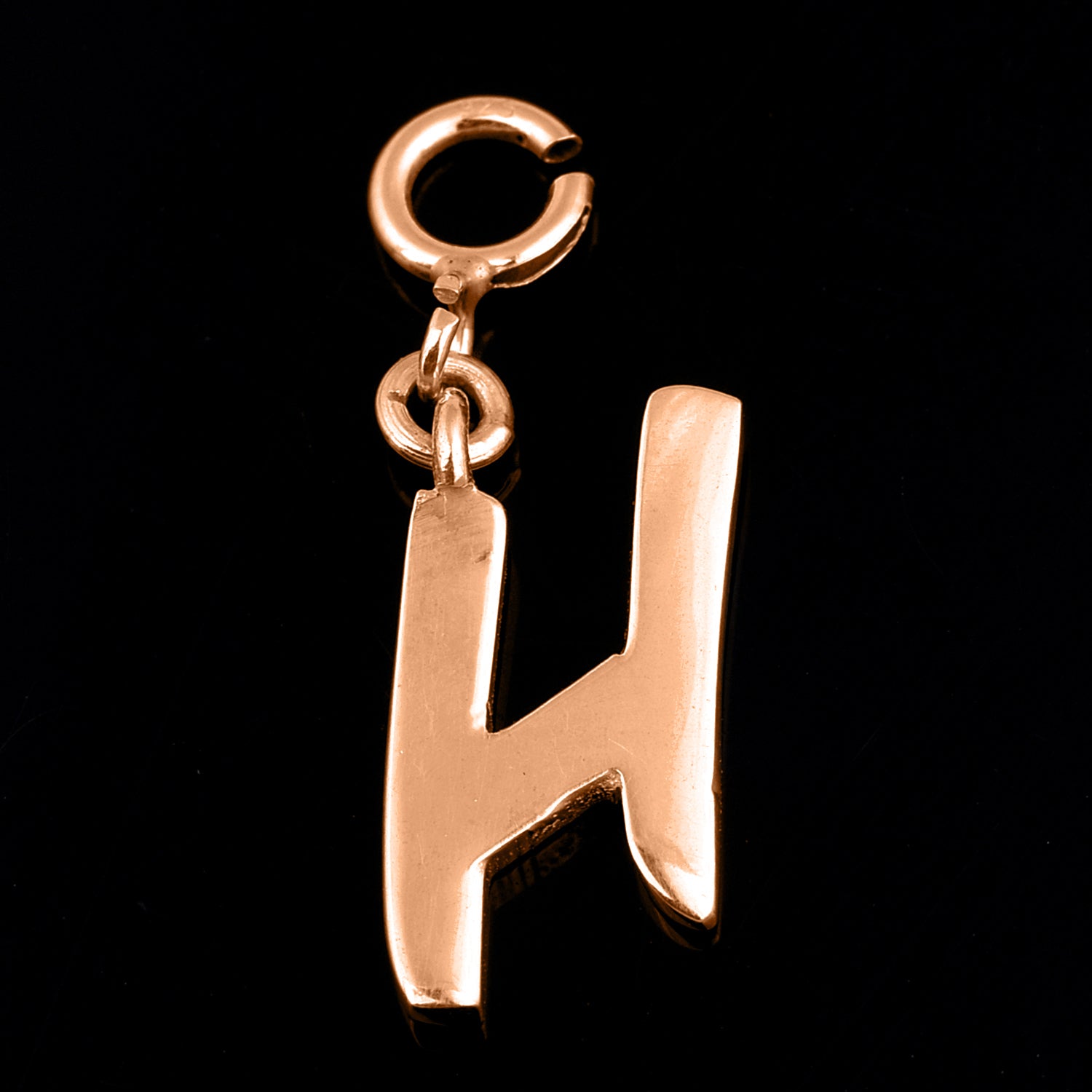Personalized Letter Pendant - Rose Gold Vermeil