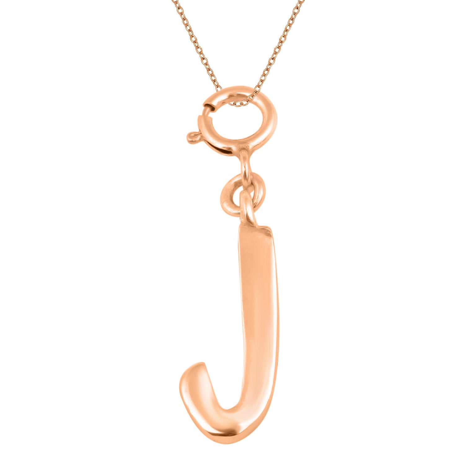 Personalized Letter Pendant - Rose Gold Vermeil