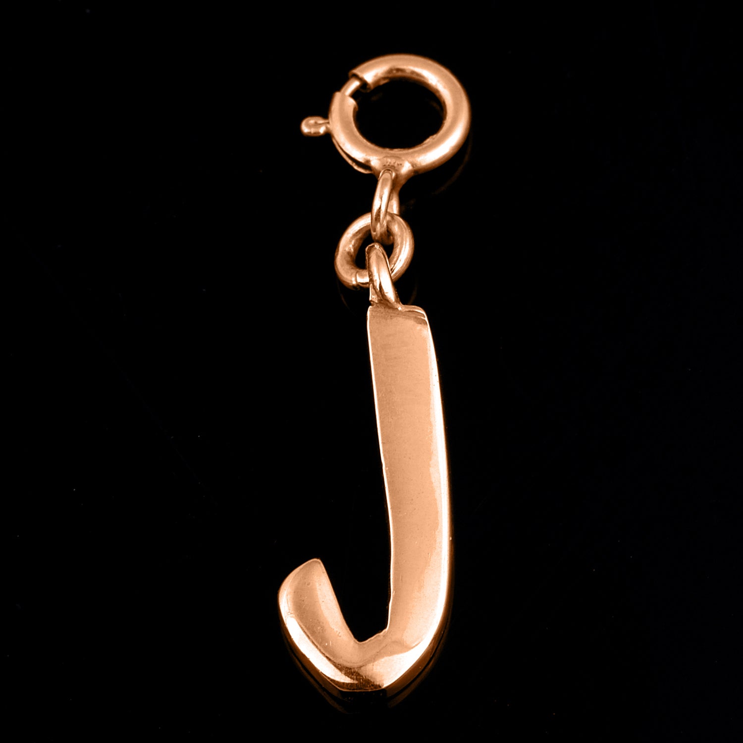 Personalized Letter Pendant - Rose Gold Vermeil