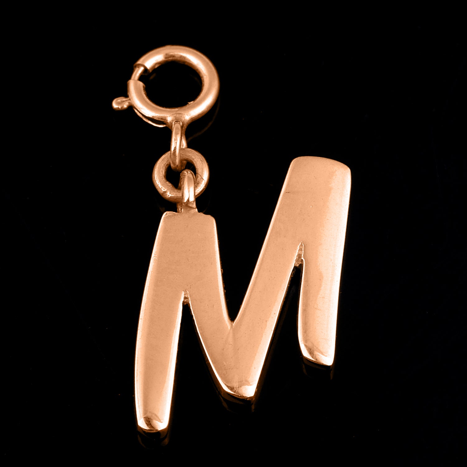 Personalized Letter Pendant - Rose Gold Vermeil
