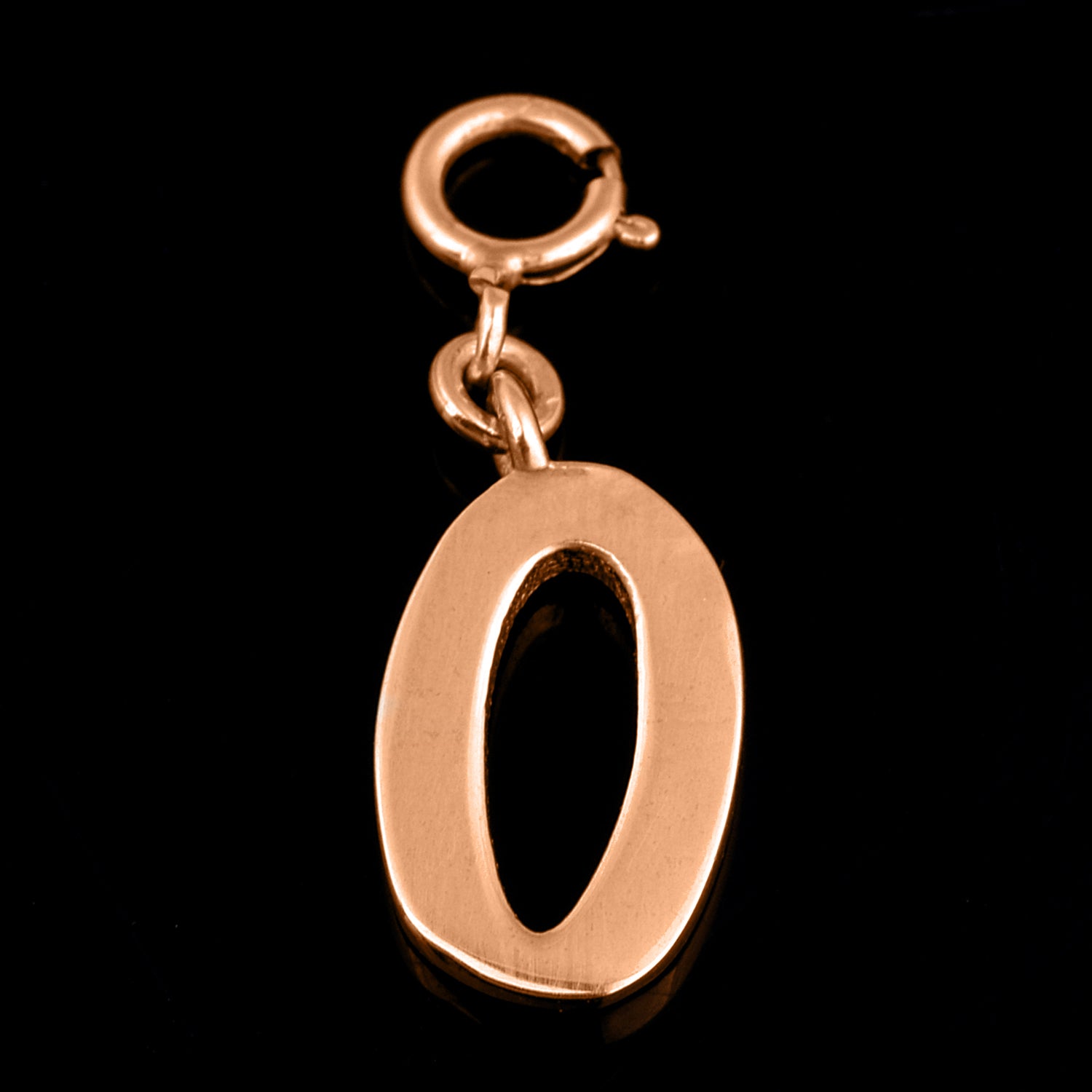 Personalized Letter Pendant - Rose Gold Vermeil