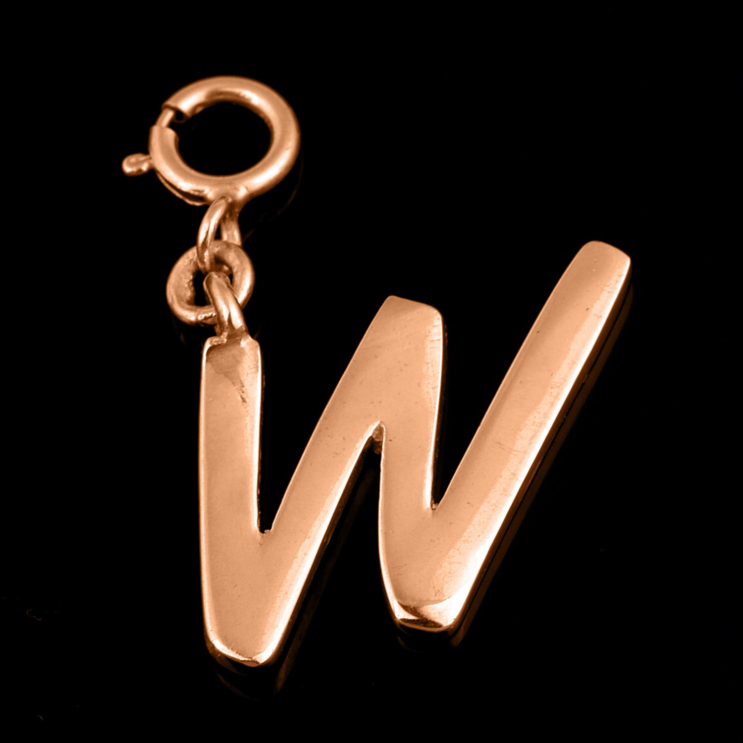 Personalized Letter Pendant - Rose Gold Vermeil