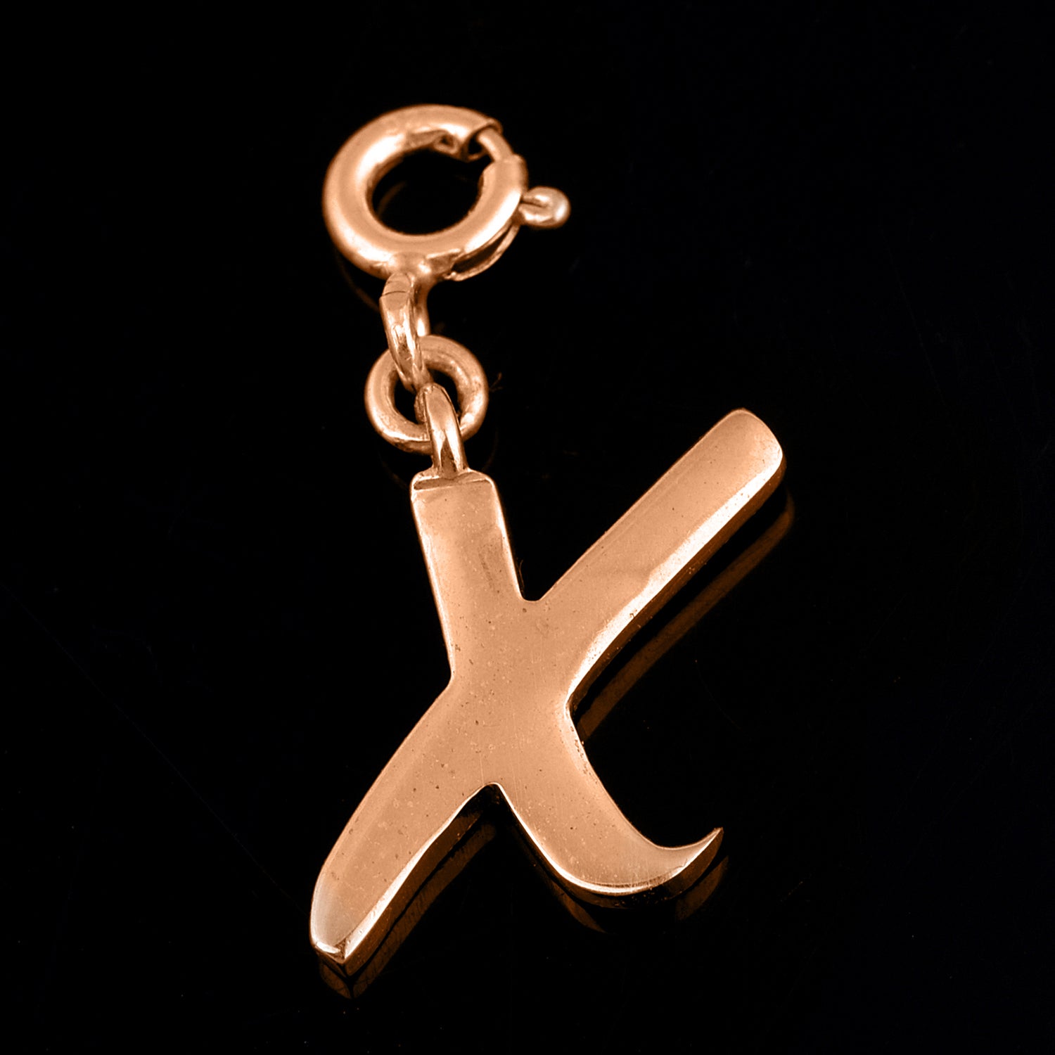 Personalized Letter Pendant - Rose Gold Vermeil