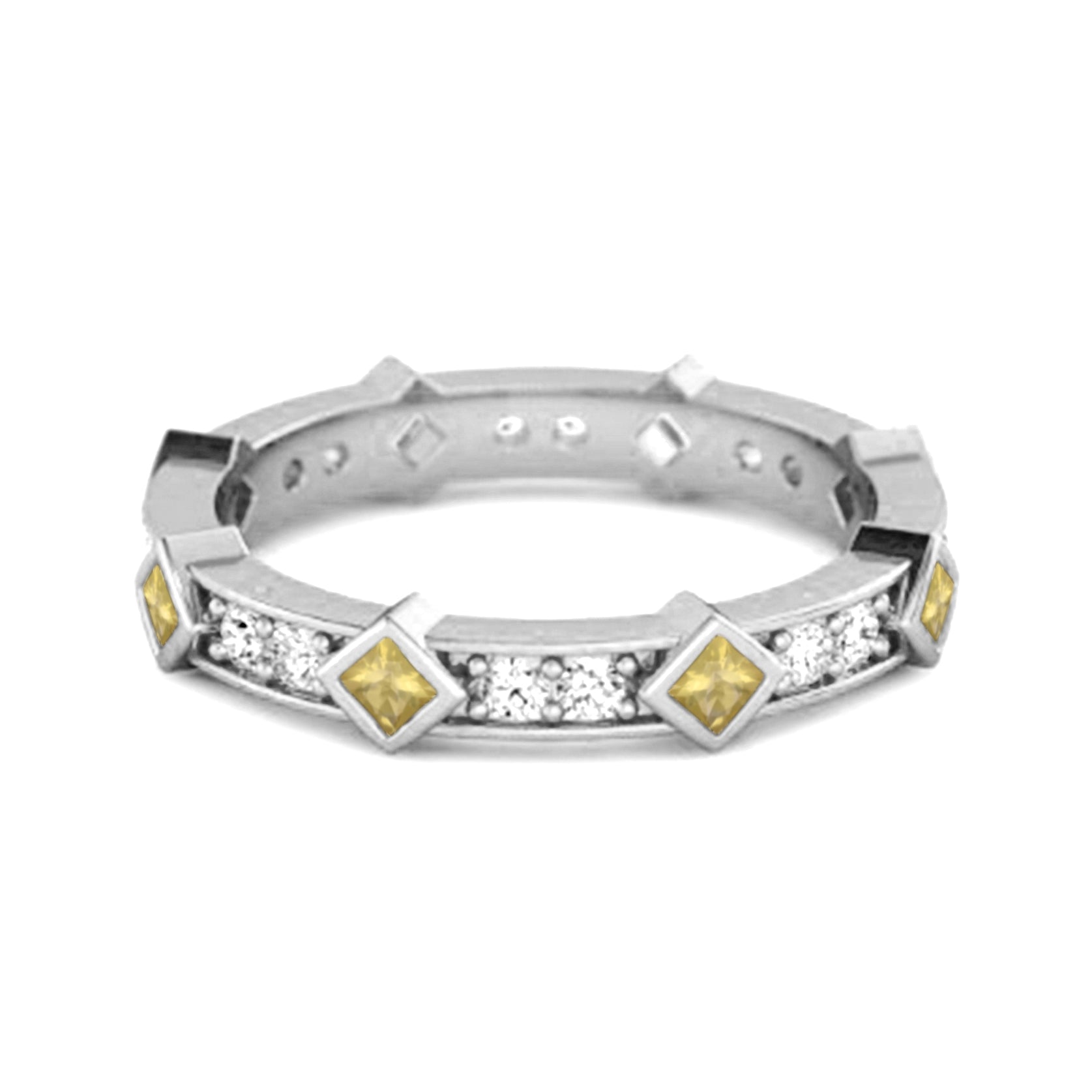 Lemonquartz ring