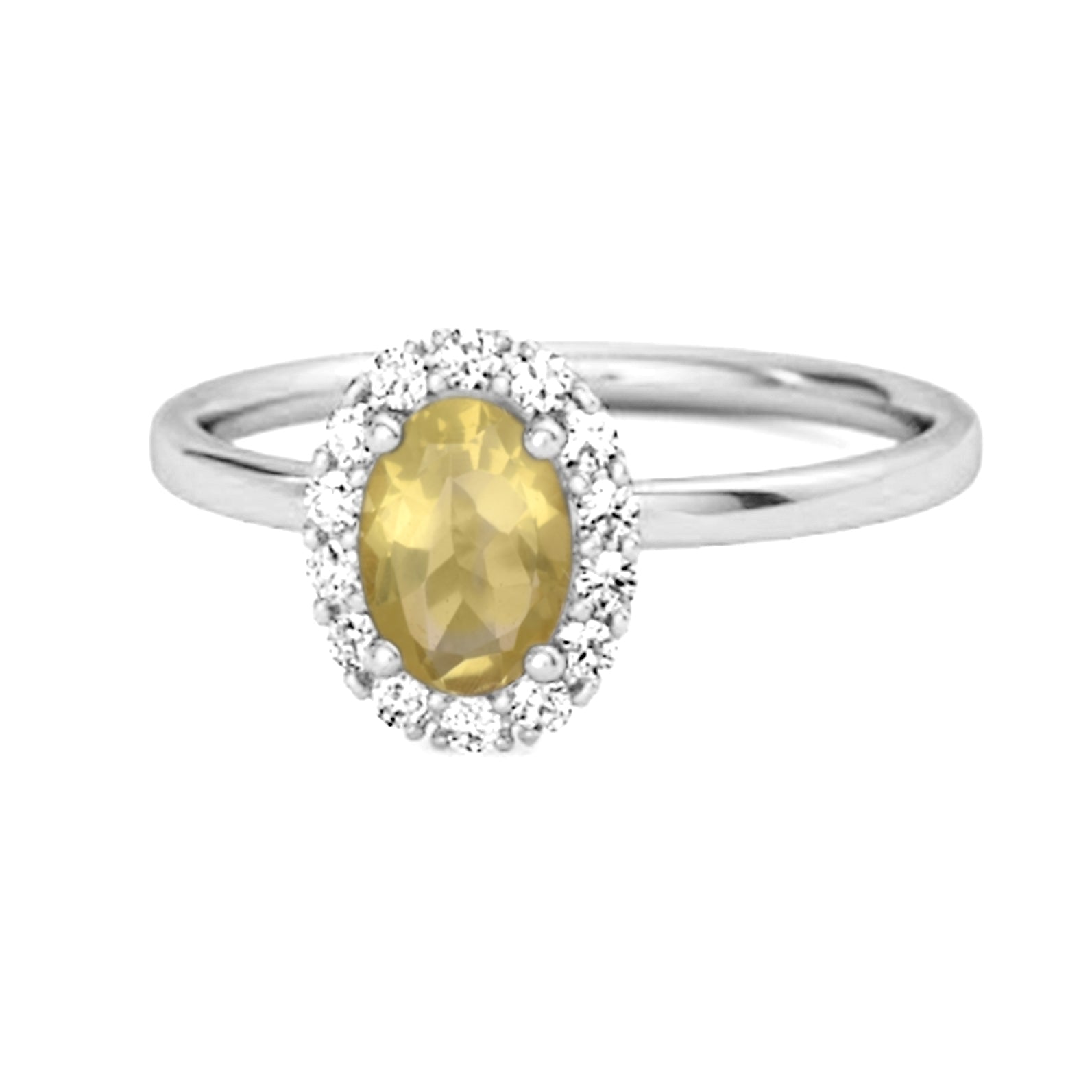 Lemonquartz ring