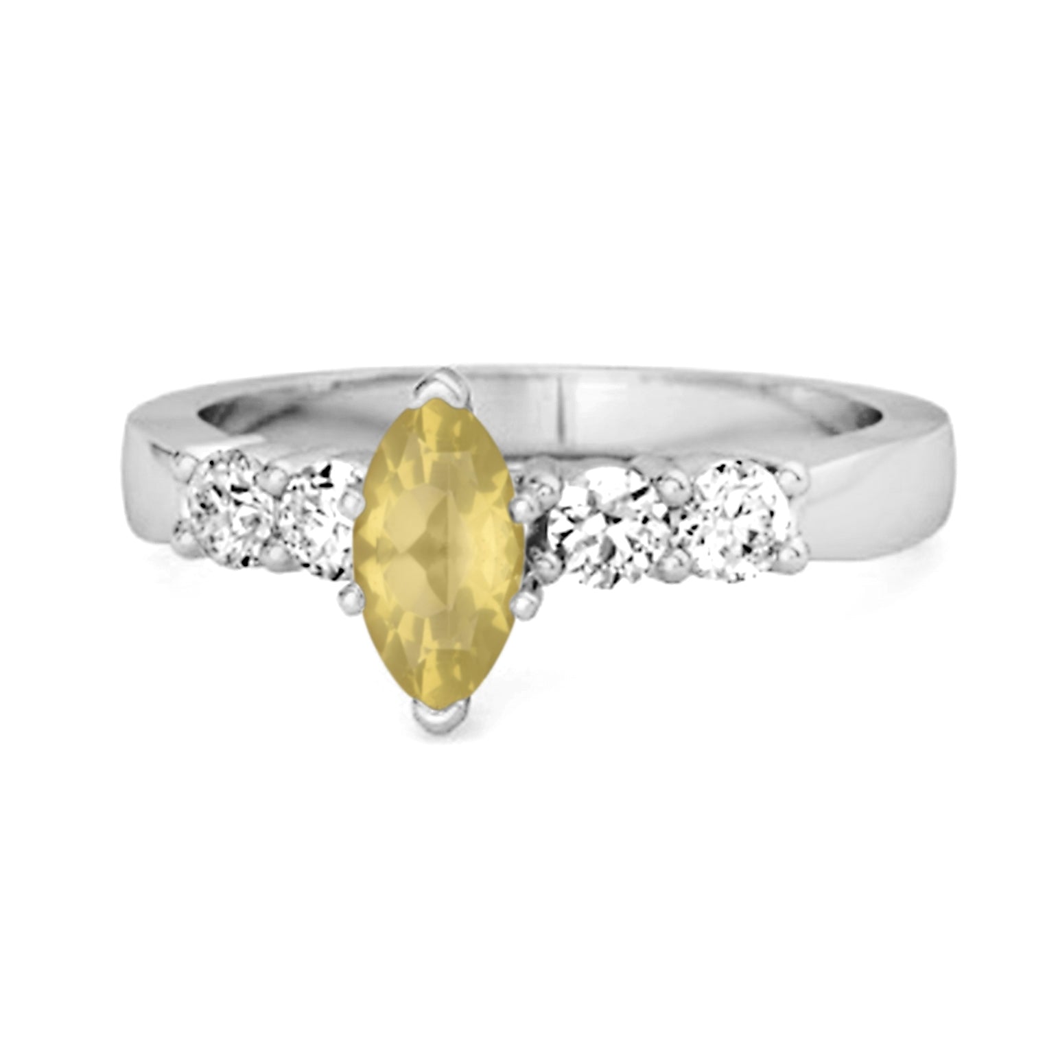Lemonquartz ring